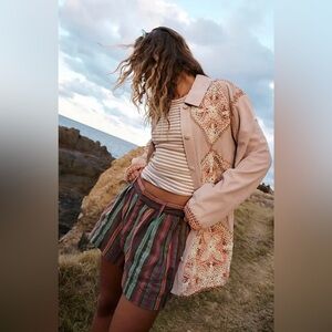 Free People Kahuna Pull On Harem Shorts XS NWOT Boho Lounge